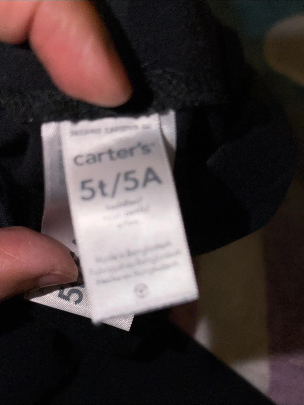The Children's Place & Carter’s Leggings - Black Dark Green, Navy, Charcoal Pink